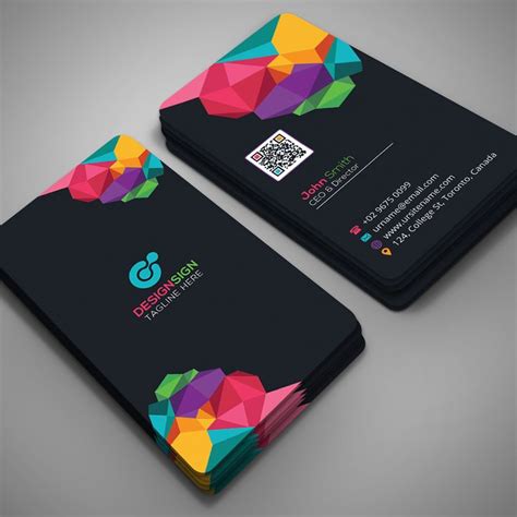 Plaster Creative Logo And Business Card. Vertical Design throughout
